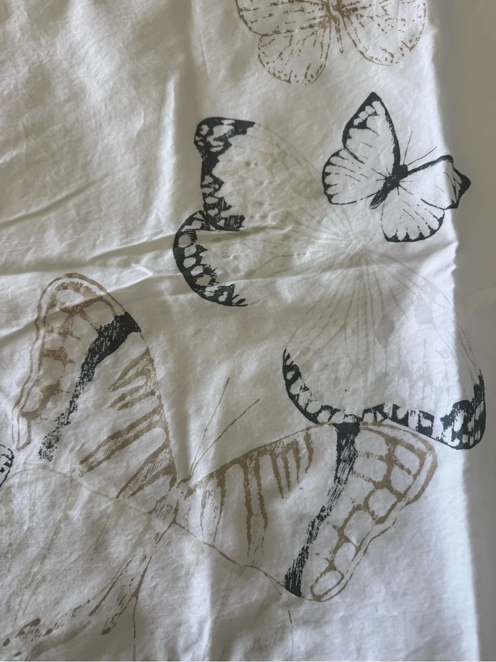 Pottery Barn Kids Rachel Zoe Butterfly Print Pillowcase and Duvet Set Full-Queen